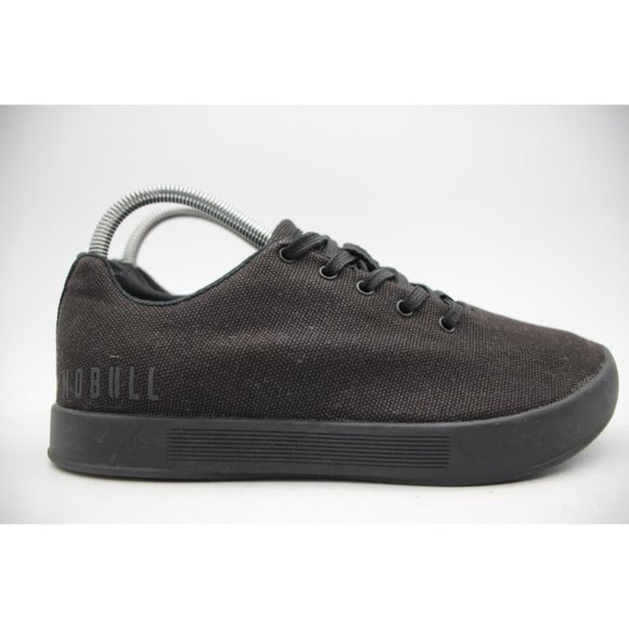 NOBULL Other - NOBULL Adult Athletic Casual Sneakers Shoes Black Canvas Size Mens 7 Womens 8.5